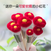 cici小雏菊化妆刷小红花山茶花腮红刷红色玫瑰腮红刷散粉刷