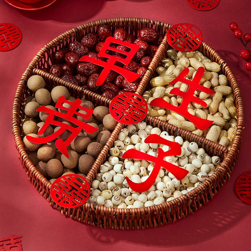 早生贵子模具干果组合