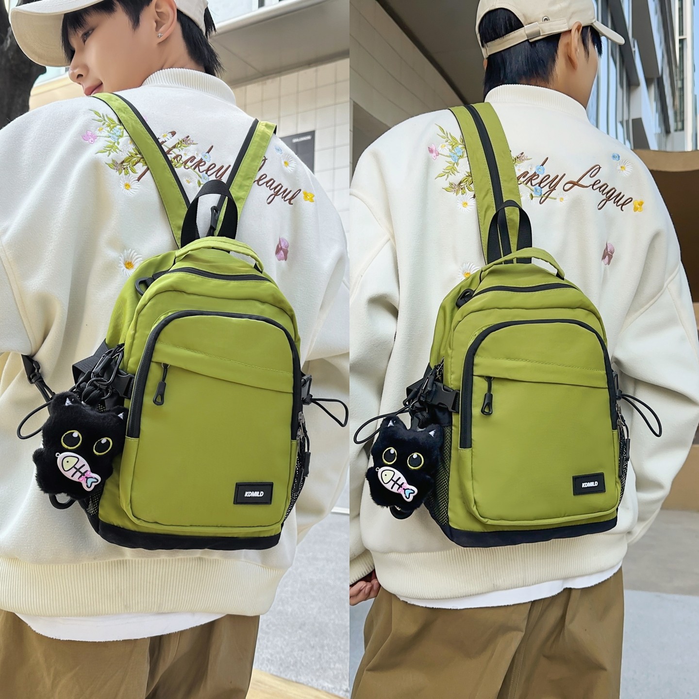 多功能两用胸包男户外登山背包运动徒步旅游单肩小型轻便斜挎包女