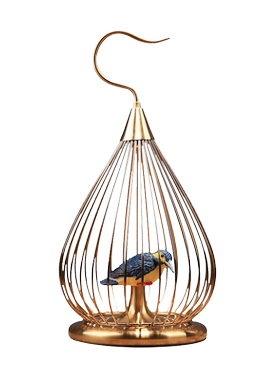 新中式风金属家居客厅样板间摆件