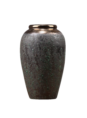 新中式陶瓷花瓶套装红果桌子干花