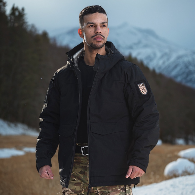 冬季迷彩热反射战术保暖棉服加绒加厚外套俄罗斯防寒服军大衣男