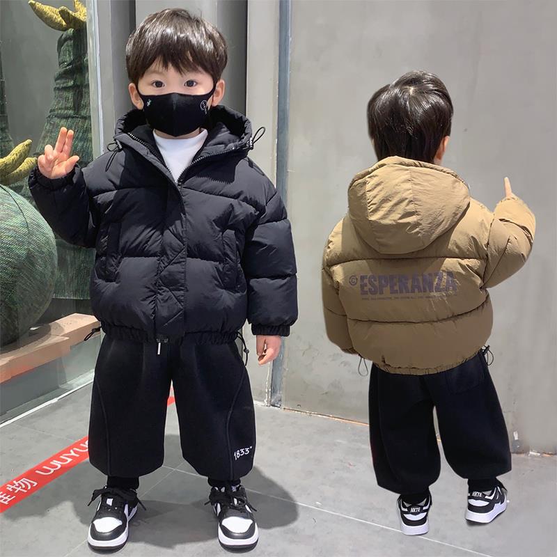 英国NextRoad男童棉服冬装2025新款痞帅面包服儿童加厚棉袄外套潮