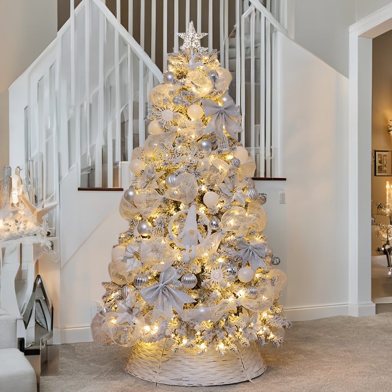 新款圣诞树装饰品仿真落雪套餐大型加密客厅摆件diy圣诞节家用