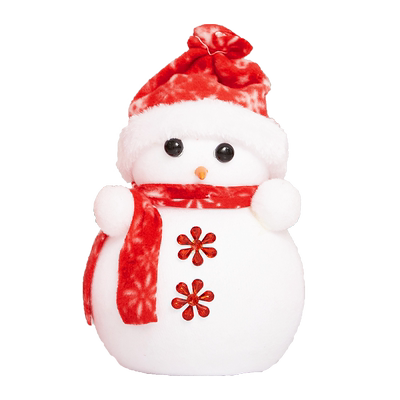 圣诞节雪人麋鹿摆件桌面场景布置