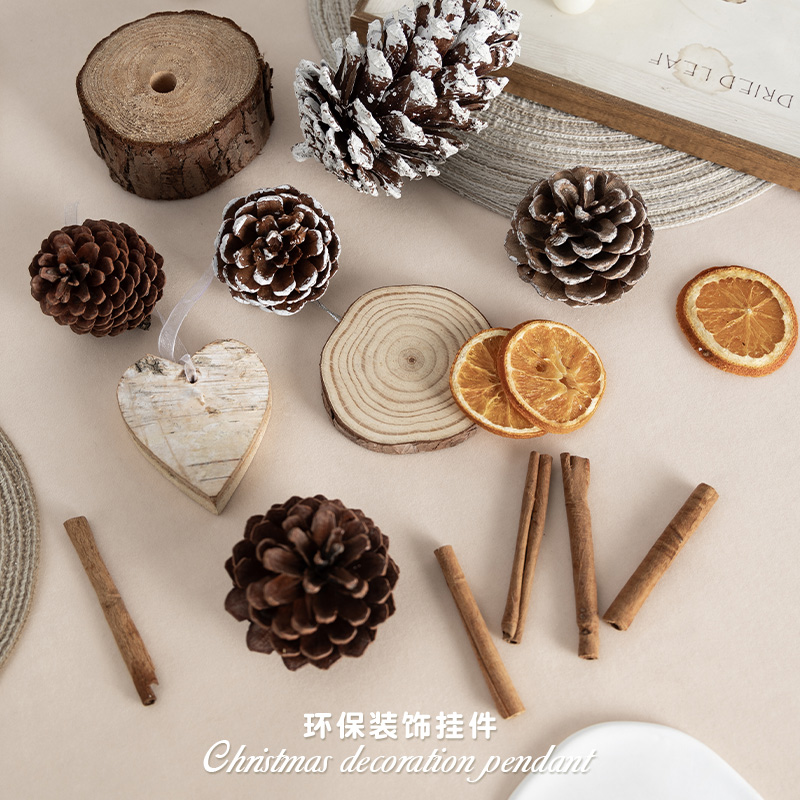 迷饰圣诞节装饰松果挂件