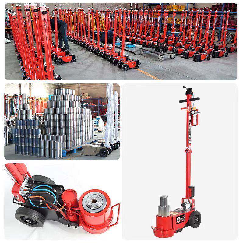 卧式气动千斤顶50T60液压顶80T100吨120吨汽修大车专用液压千斤顶