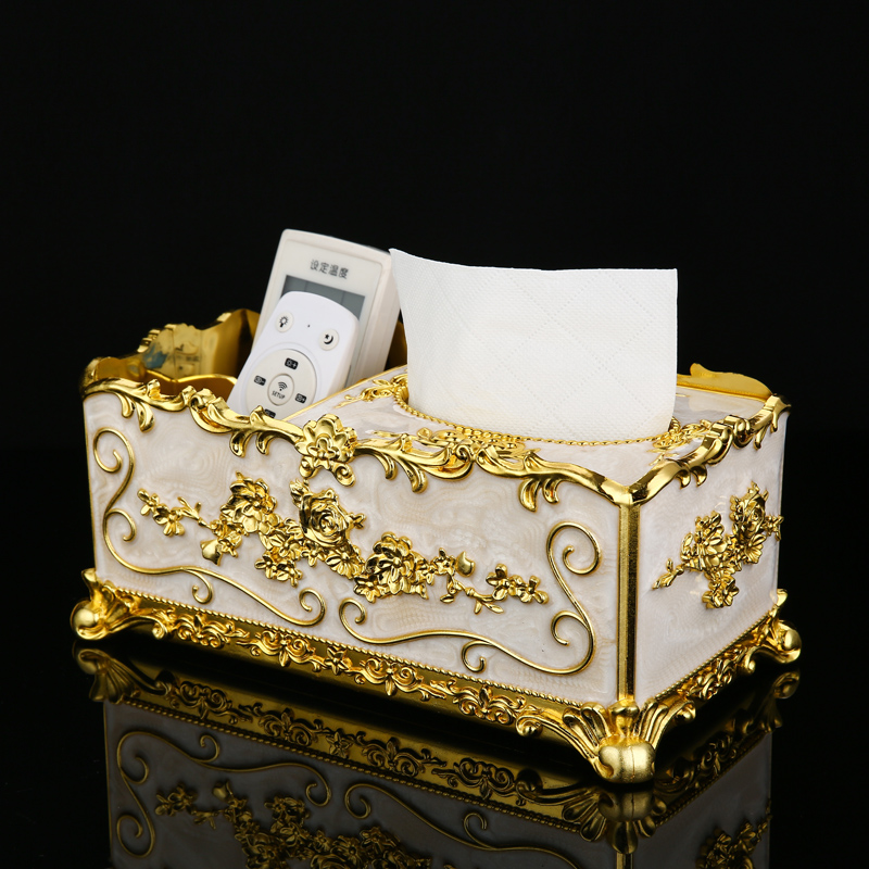 轻奢多功能遥控器纸巾盒纸巾盒