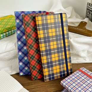 莫里斯weeks手账本复古网格方格内页手帐本女生可爱笔记本子2024计划本高颜值日记本子