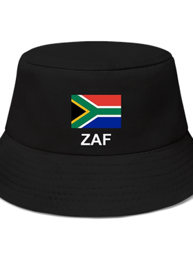 南非South Africa国家帽子渔夫帽男女钓鱼帽防晒帽遮阳帽设 无界