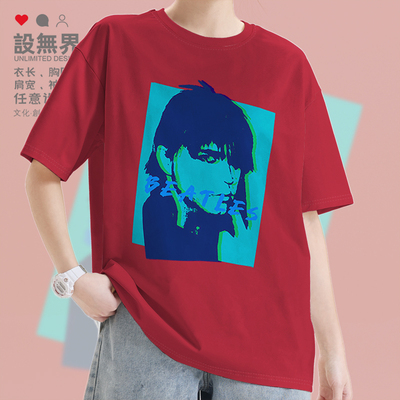摇滚乐队乐手朋克风格另短袖T恤