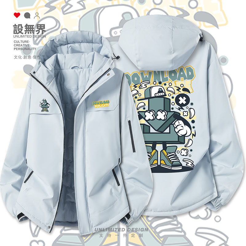 涂鸦插画下载符号恶搞加厚棉服男女连帽个性棉袄外套冬装设 无界,男装,夹克,淘宝优惠券,粉丝福利购,淘宝优惠卷