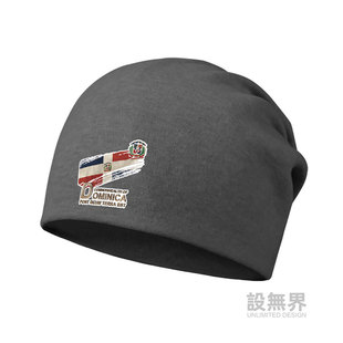 多米尼加共和国DOM国旗标志薄款 无界 棉帽男女围脖包头帽潮0010设
