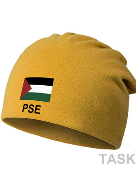 巴勒斯坦Palestine国家保暖男女运动堆堆帽子薄款睡春头巾设 无界