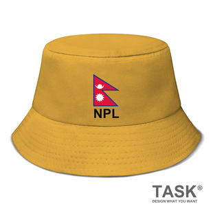 尼泊尔Nepal国家运动款 无界 帽子渔夫帽男女学生防晒遮阳钓鱼帽设