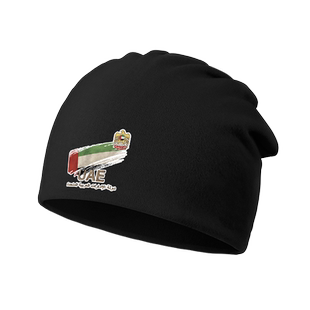 阿联酋国旗标志印花复古薄款棉帽男女帽子头巾包头帽0010设 无界