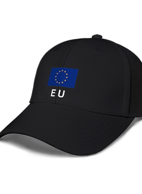 欧洲联盟EuropeanUnion休闲太阳帽鸭舌帽男女棒球帽钓鱼帽设 无界