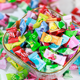 寻脆记无糖薄荷糖维C果味薄荷糖酒店火锅店润喉糖清新口气糖果