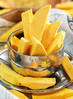 配料干净!寻脆记FD冻干芒果条芒果干无添加水果干制品休闲零食25g