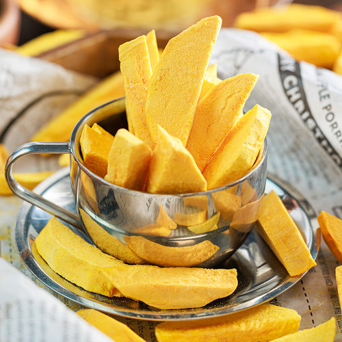 配料干净!寻脆记FD冻干芒果条芒果干无添加水果干制品休闲零食25g