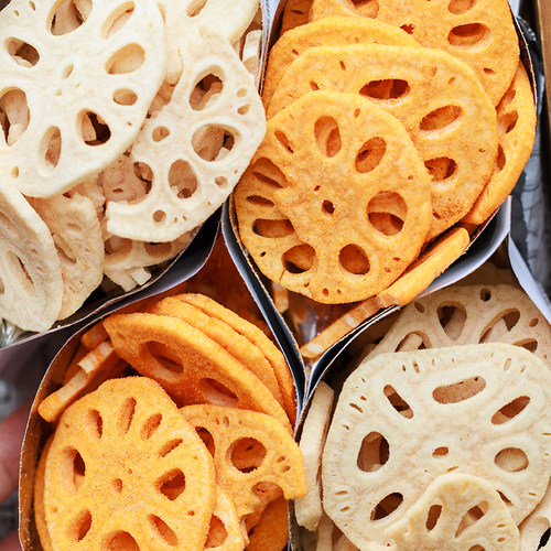 寻脆记椒盐莲藕脆片非油炸脱水蔬菜干椒盐莲藕片休闲素食解馋零食