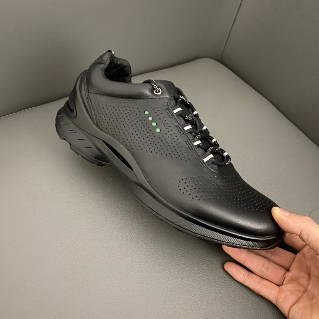 高端走一波!头层牦牛皮+专业缓震舒适运动鞋男士透气真皮休闲鞋