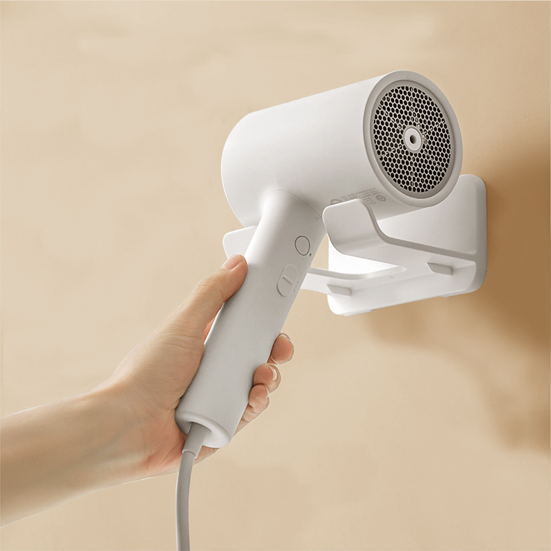 舒适地带免打孔卫生间风筒收纳架