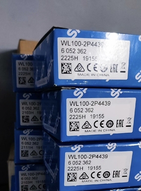 SICK西克 WL100-2P4439 光电传感器订货号 6052362 原装正品现货