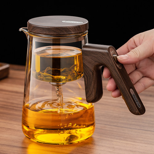 顶壶磁吸飘逸杯泡茶壶