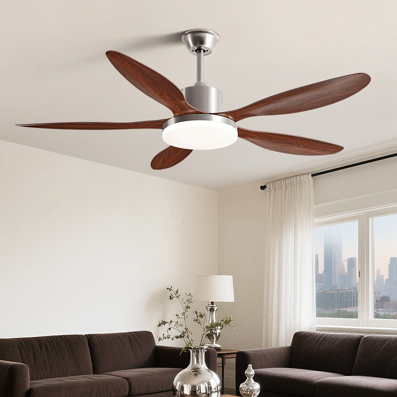 中古风胡桃木纹风扇灯客厅餐厅大风力吊扇灯变频静音护眼一体灯具,生活电器,吊扇/隐形吊扇/装饰吊扇,淘宝优惠券,粉丝福利购,淘宝优惠卷