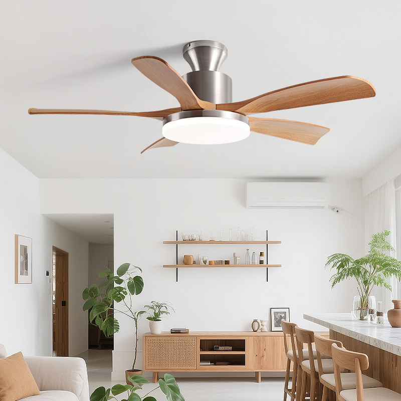 新款大风力风扇灯静音客厅卧室餐厅北欧现代简约变频吸顶风扇吊灯