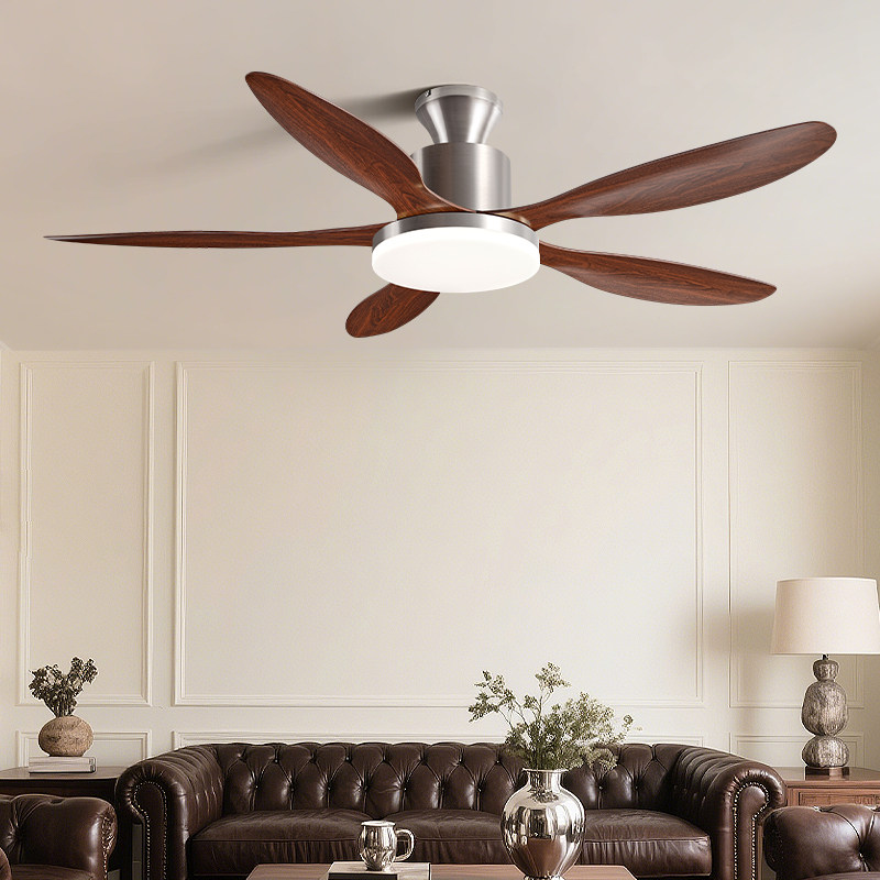 现代简约吸顶风扇灯家用客厅餐厅大风力静音变频遥控商用风扇吊灯