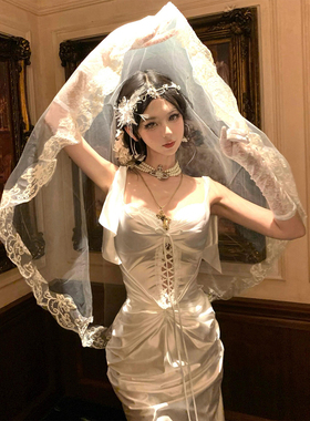 XZY 微胖法式高级感重工鱼骨连衣裙女万圣节穿搭修身名媛宴会礼裙