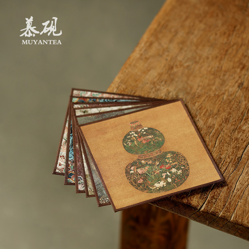 敦煌宣丝香云纱薄款壶垫茶垫