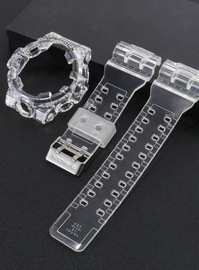 适配卡西欧GA-700树脂手表带G-SHOCK5413 5522 GA710 735表壳套装