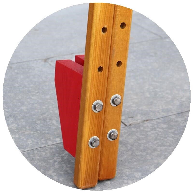 木屐腿高跷踩高跷脚架传统高平衡器木质高跷腿高跷鞋健身演出高跷