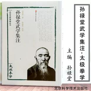 孙禄堂武学集注太极拳学书籍大全搭易筋经洗髓经武功套路八极拳气功书籍武功能性训练武功秘籍书武术书籍体育书籍内功心法气功书籍