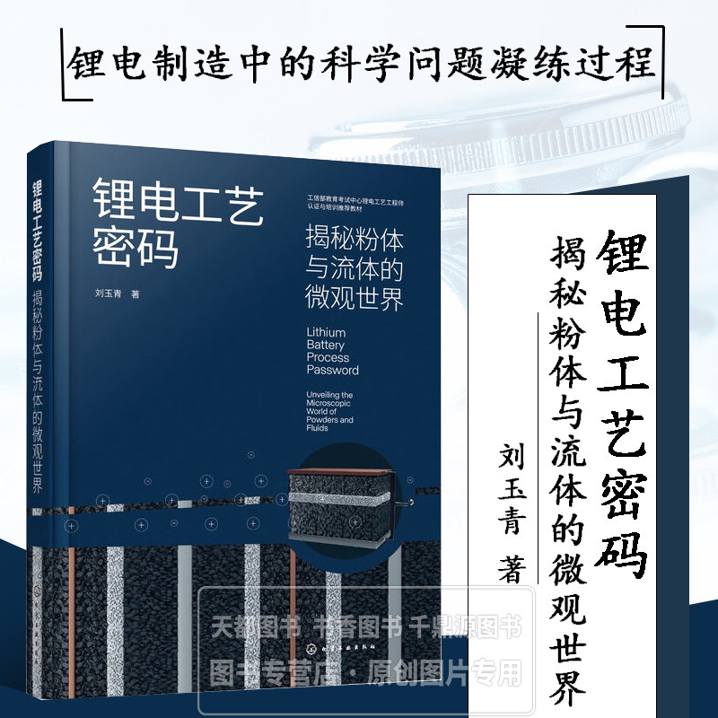 电极材料与流体动力学研究 新能源产业工艺参考书 锂电工艺密码：揭秘粉体与流体的微观世界