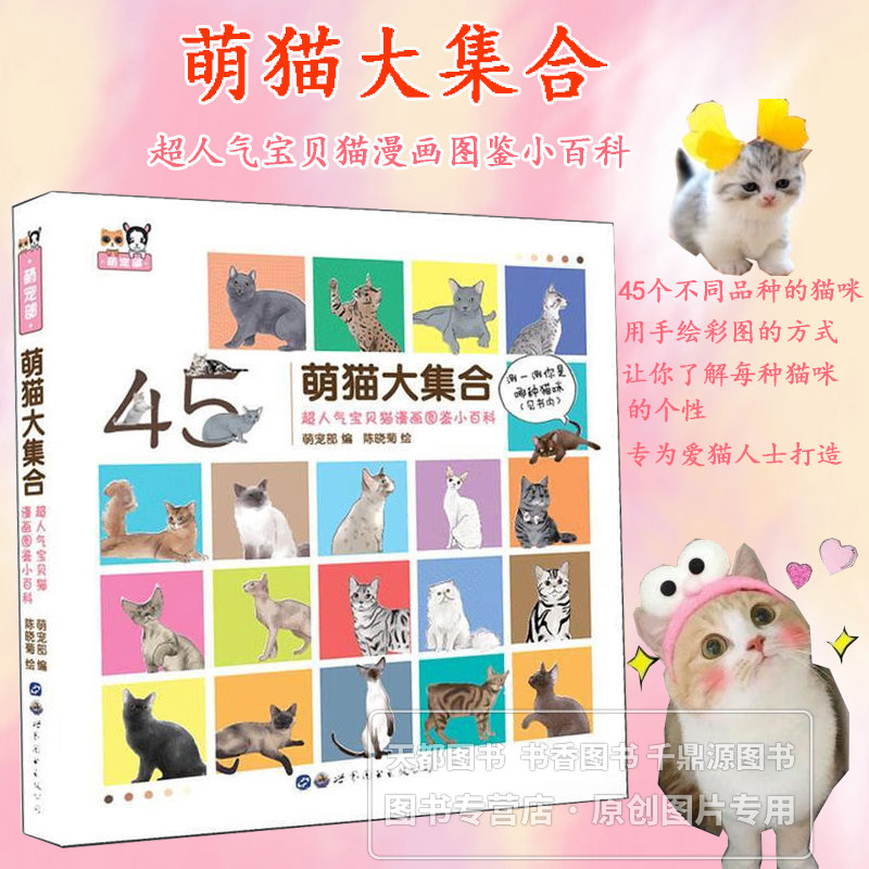 萌猫大集合 超人气宝贝猫漫画图鉴小百科 充满趣味的观察心得 每只猫咪都有各自不同的特色 增添温馨 活力 实用饲养须知猫咪小百科