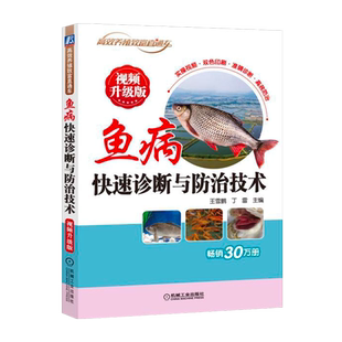 正版书籍 鱼病快速诊断与防治技术视频升级版 养鱼疾病治疗书 搭高效池塘养鱼技术养鱼书籍 科学水产养殖养鱼技术手册鱼药使用方法