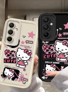 新款手机壳爱心KT适用S26至尊手机壳GalaxyA35/欧美风A55元气壳ins风A16保护套