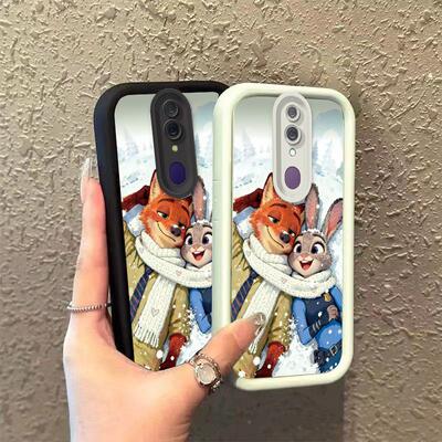 新款手机壳情侣尼克朱迪适用OPPOA9x手机壳PCAM10卡通圣诞可爱全包防摔保护保护套