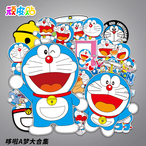 卡通哆啦A梦贴纸防水