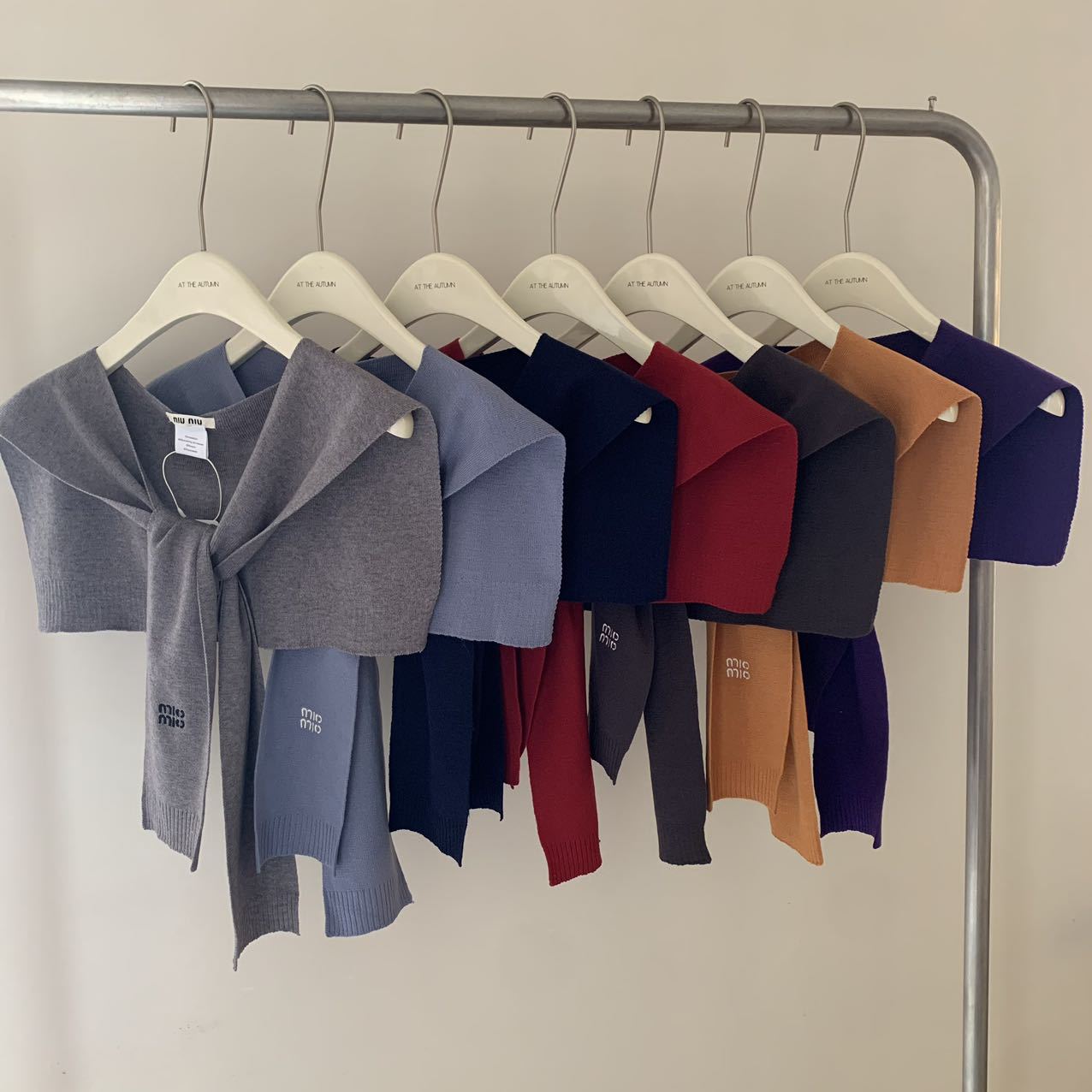 2025新款针织披肩女士空调房外搭时尚miu系韩代小坎肩薄款高级感