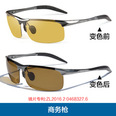 日夜两用偏光夜视镜防远光灯司机驾驶变色墨镜男开车专用太阳眼镜