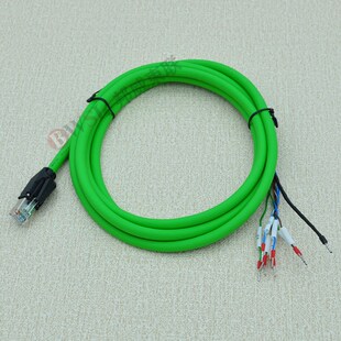 汇川IS600P伺服驱动器多机并联通讯电缆S6-L-T02-2.0工业通信网线