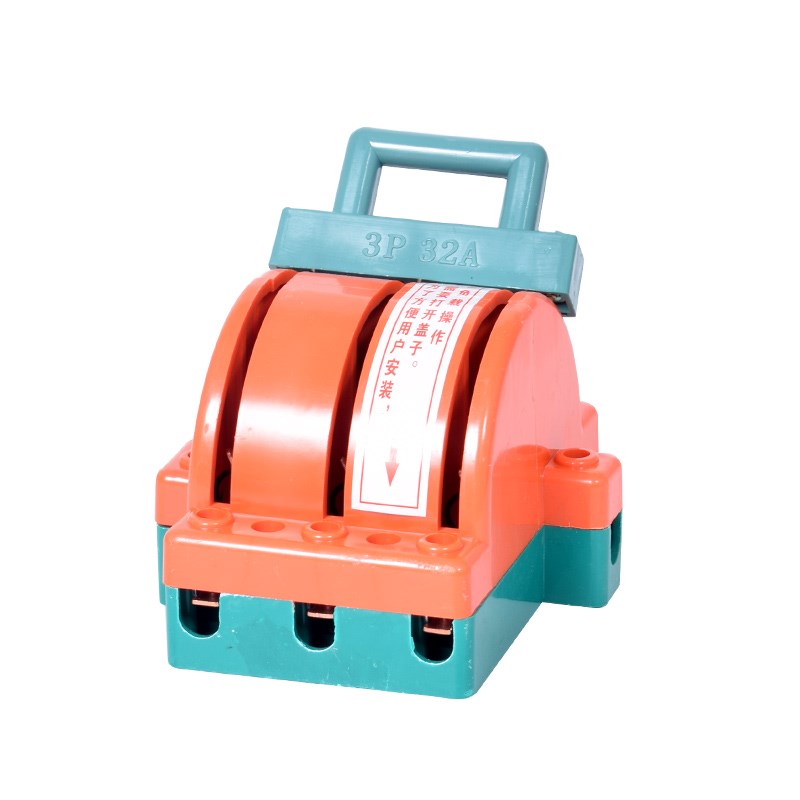 双向闸刀开关22i0V380V家用2P3P二相100A双投倒顺转换刀闸隔离光