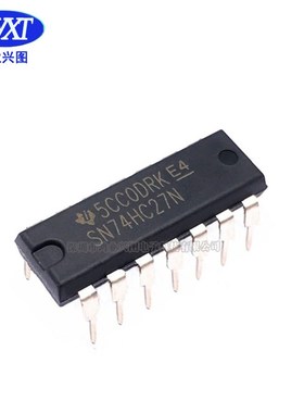 SN74HC27N HD74HC27P 直插BDIP14 栅极/逆变器 逻辑芯片 全新原装