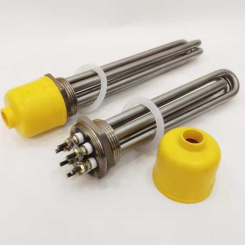 DN40水箱加热管棒一寸半锅炉导热油电加热管棒大功X率工程空气能