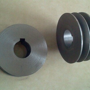 三角皮带轮盘 a型b型c d单槽双槽3 4 5 6槽铸铁 小 大 电机皮带轮